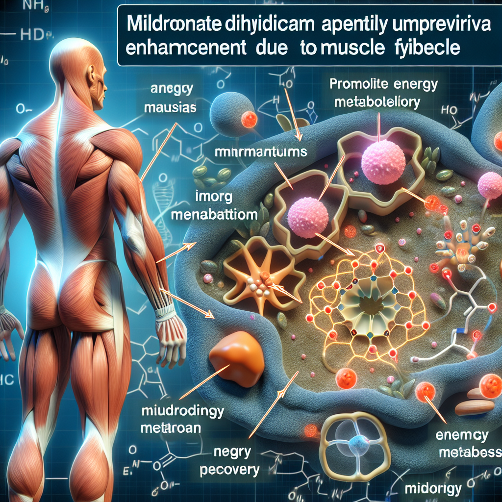 ¿Puede Mildronate Dihydricume mejorar la recuperación muscular?