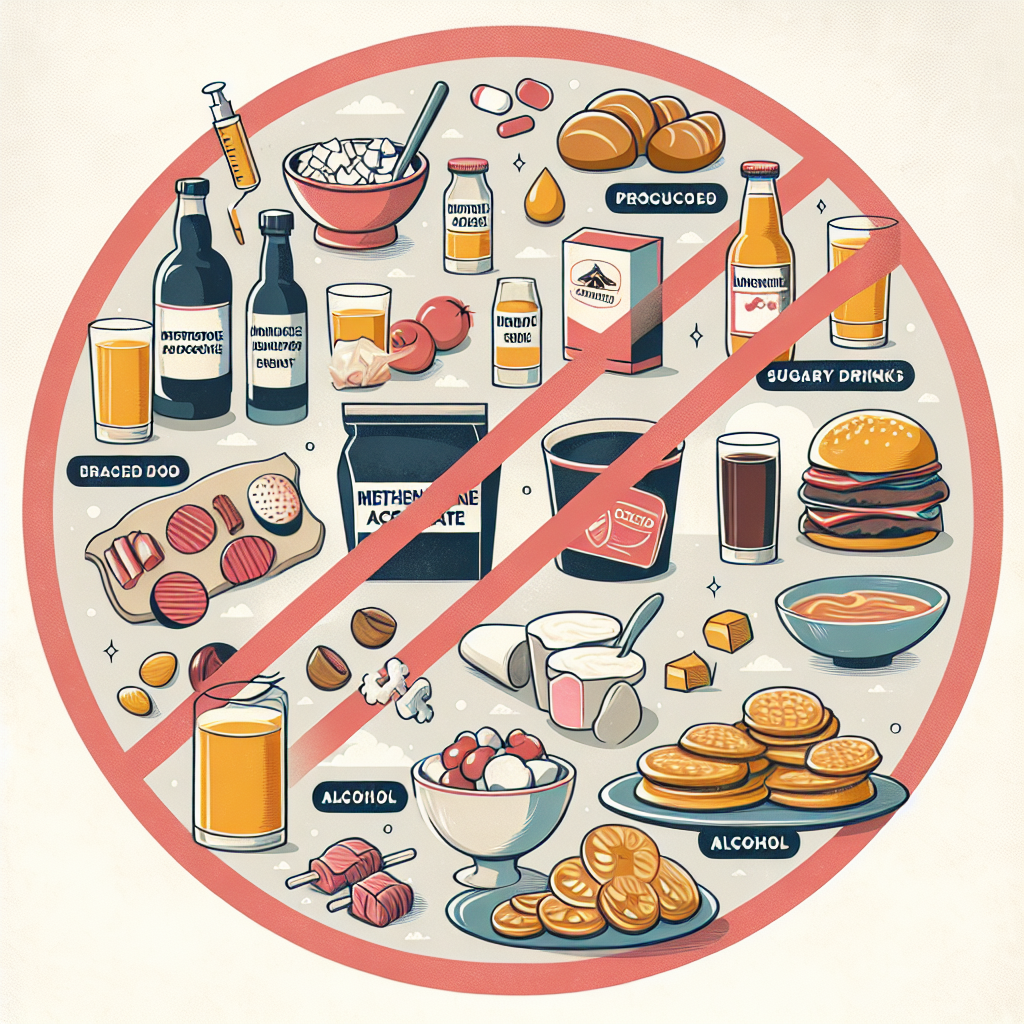 Qué alimentos debes evitar durante el ciclo con Acetato de metenolona