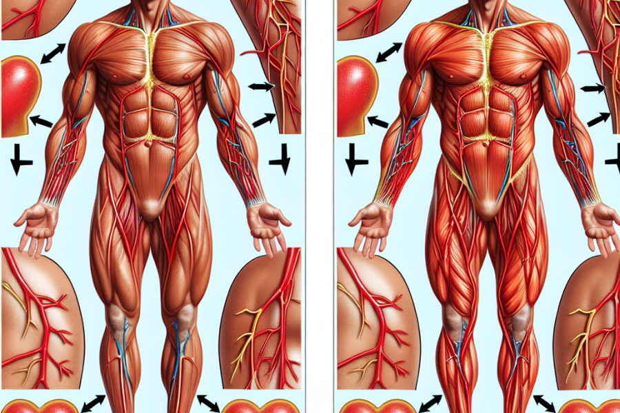 Cómo cambia la vascularización con Decanoato de nandrolona