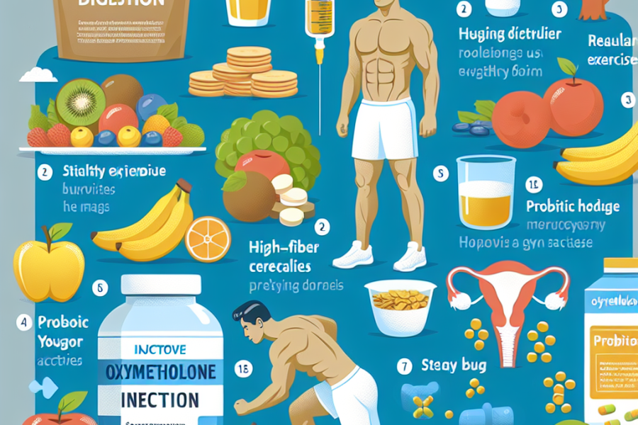 Cómo mejorar tu digestión mientras tomas Oximetolona inyectable