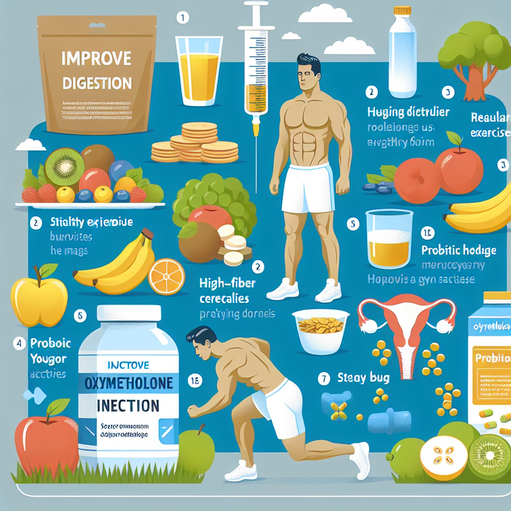 Cómo mejorar tu digestión mientras tomas Oximetolona inyectable