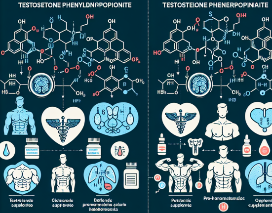 Fenilpropionato de testosterona y suplementos pre-hormonales: diferencias