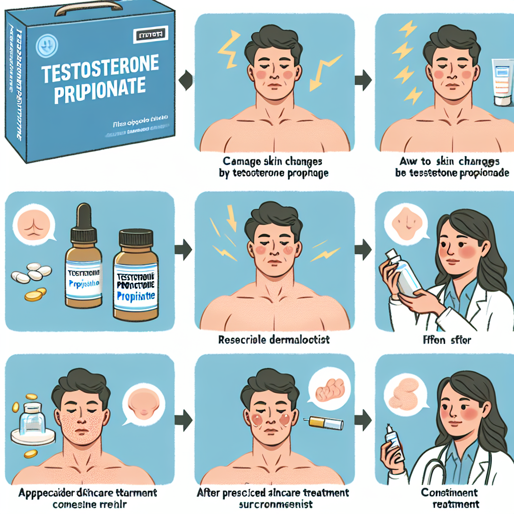 Qué hacer si Propionato de testosterona produce cambios en la piel