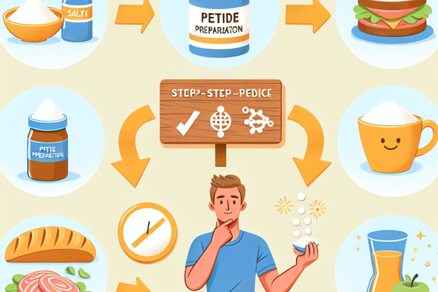 Cómo ajustar la ingesta de sal al usar Preparados de péptidos