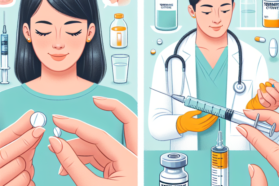Diferencias entre Citrato de toremifeno oral e inyectable