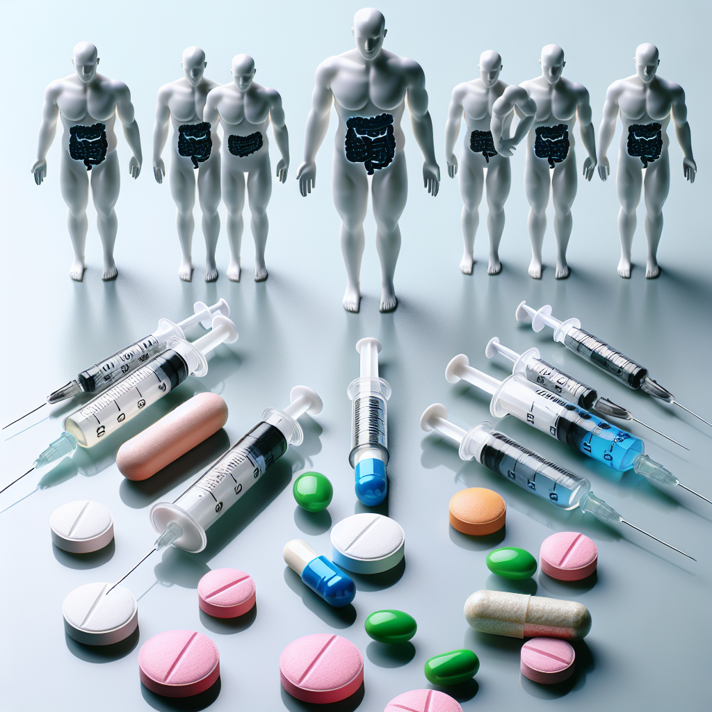 Inyecciones y pastillas para adelgazar y sensación de hinchazón abdominal