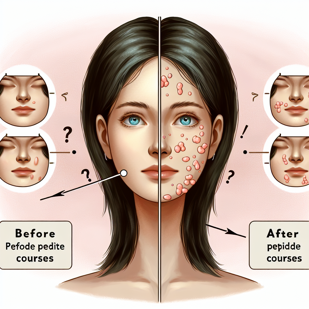 ¿Aumenta Cursos de péptidos el riesgo de acné?