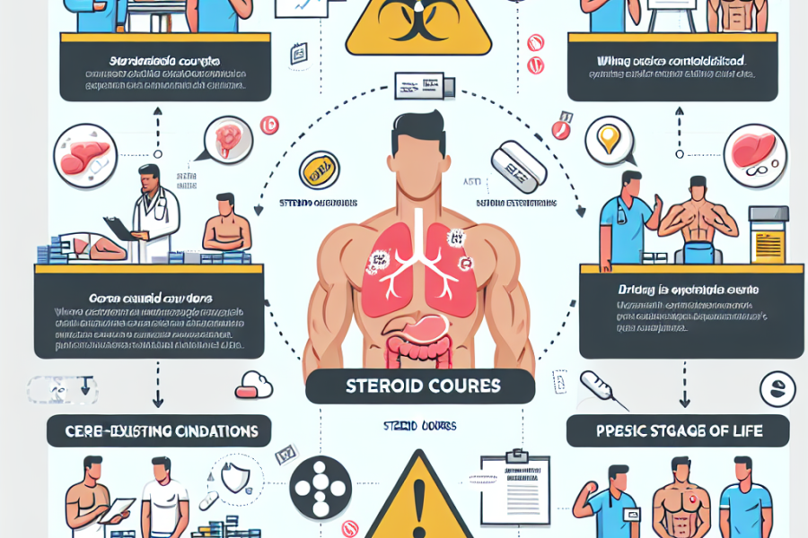 Casos en los que Cursos de esteroides está contraindicado