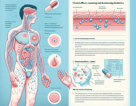 Cómo afecta Clomid a la sudoración y termorregulación
