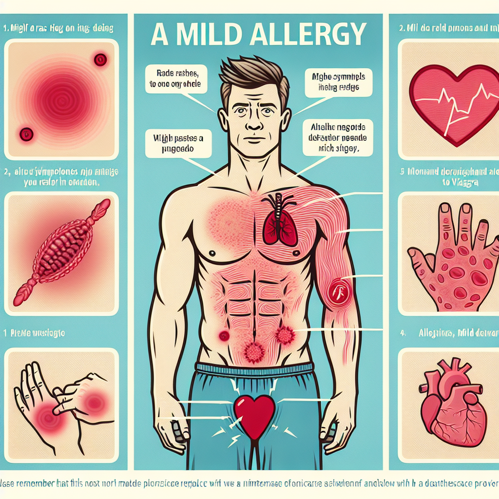 Cómo identificar una alergia leve a Viagra