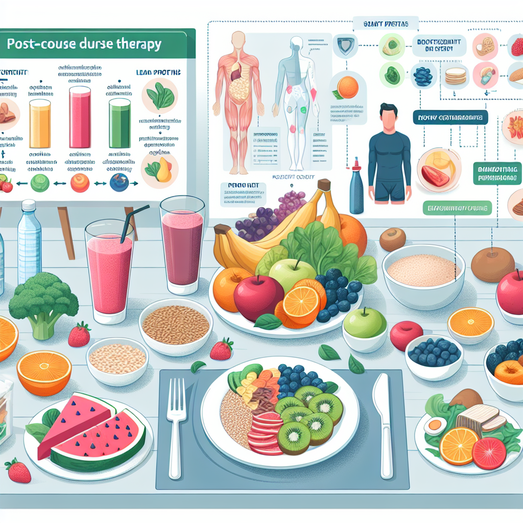 Dieta recomendada durante el uso de Terapia posterior al curso