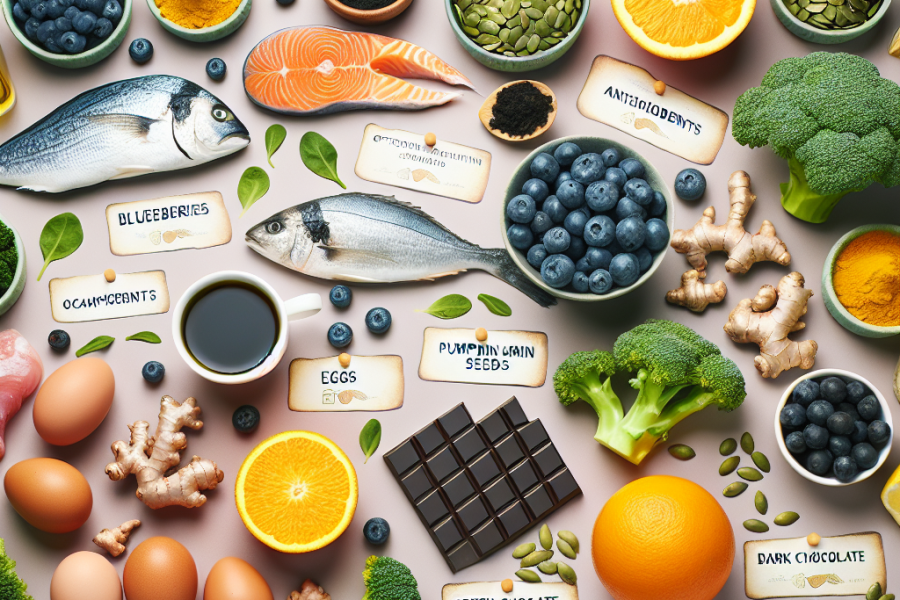 ¿Qué alimentos potenciarán los efectos de Apoyo al cerebro y la memoria?