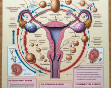 Cómo afecta Insulina al eje HPTA